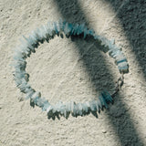 Luméa – Splitterkette aus Aquamarin
